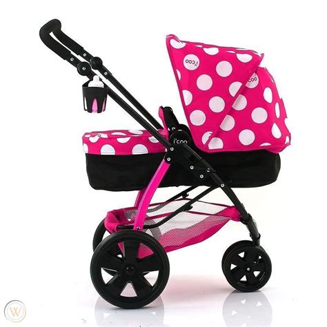 hauck baby doll carriage fabric metal|3.